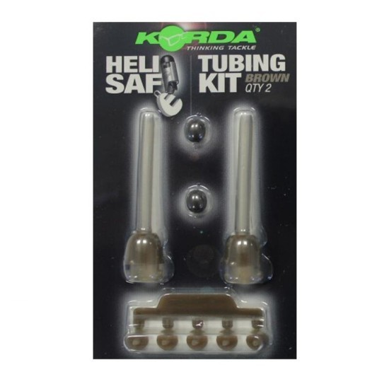 Kit montură plumb pierdut Korda Heli Safe, Brown, 2buc/blister