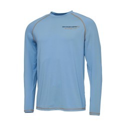 Bluză Savage Gear Aqua UV Long Sleeve Tee Bonnie, Blue, Small