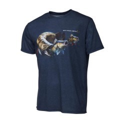 Tricou Savage Gear Cannibal, Blue, X-Large