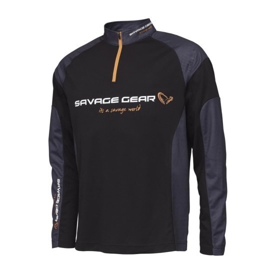 Bluză Savage Gear Tournament Gear, Black Ink, X-Large