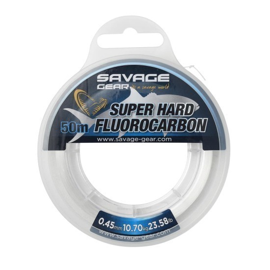 Fir fluorocarbon Savage Gear Super Hard, 0.45mm/10.7kg/50m