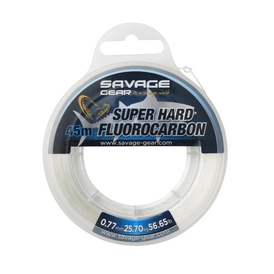 Fir fluorocarbon Savage Gear Super Hard, 0.77mm/25.7kg/50m Fir fluorocarbon Savage Gear Super Hard, 0.77mm/25.7kg/50m