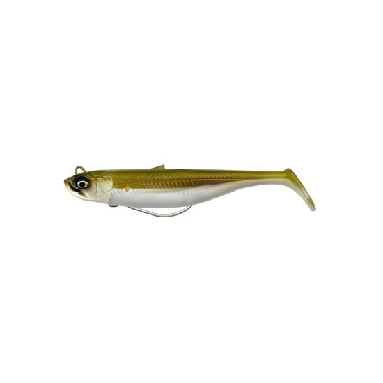 Shad Savage Gear Minnow Weedless Soft Baits Sinking, Khaki, 12.5cm, 28g, 2+1buc/blister