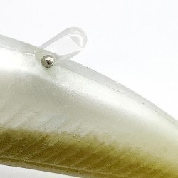 Shad Savage Gear Minnow Weedless Soft Baits Sinking, White Pearl Silver, 12.5cm, 28g, 2+1buc/blister