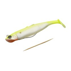 Shad Savage Gear Minnow Weedless Soft Baits Sinking, Lemon Back, 12.5cm, 28g, 2+1buc/blister