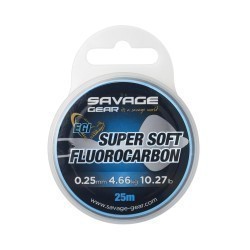 Fir fluorocarbon Savage Gear Soft Egi, 0.25mm/4.66kg/25m