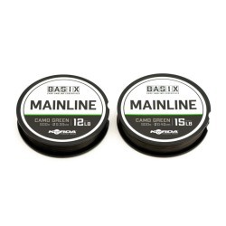 Fir monofilament Korda Basix Mainline, Camo Green, 0.35/5.44kg/1000m