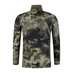 Bluză Korda Kool Quick Dry Long Sleeve Zip Neck, Camo, Large  ﻿