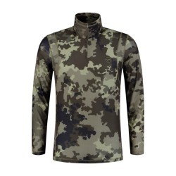 Bluză Korda Kool Quick Dry Long Sleeve Zip Neck, Camo, X-Large