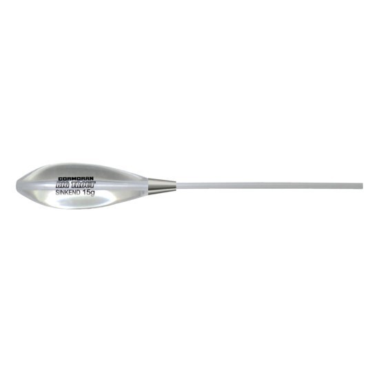 Plută culisantă Cormoran Sbirolino Fsk Fast Sinking, 30g, Transparentă