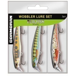 Set voblere Cormoran Realfish Wobbler Lure Set, 7cm, 3buc/plic