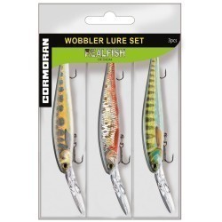 Set voblere Cormoran Realfish Wobbler Lure Set, 9cm, 3buc/plic