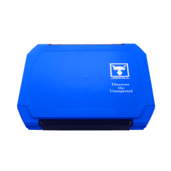 Cutie pentru năluci Jackall 2300D Double Open M, Blue, 23.4x19.5x4cm