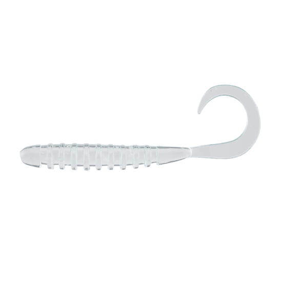 Grub Jackall Tide Curly, Clear Glow Crush, 5cm, 8buc/plic Grub Jackall Tide Curly, Clear Glow Crush, 5cm, 8buc/plic