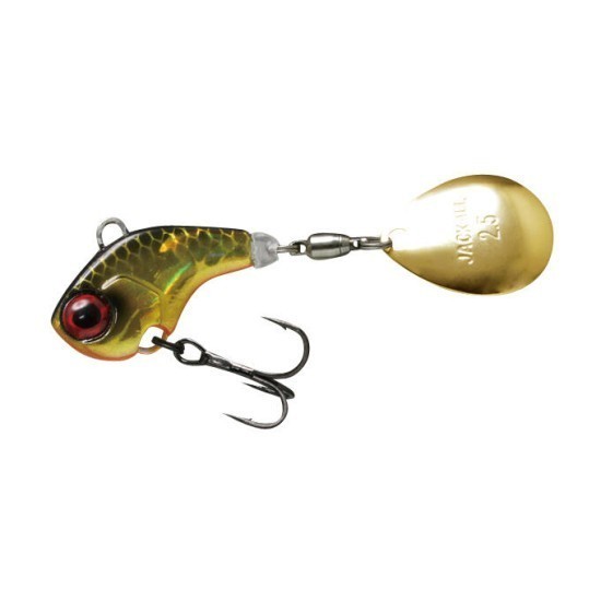Spinnertail Jackall Deracoup Spinner, HL Gold&Black, 14g