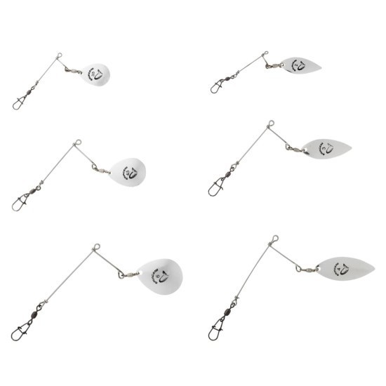 Kit Savage Gear Easyon Spinner Bait Silver, Large, 2buc/plic Kit Savage Gear Easyon Spinner Bait Silver, Large, 2buc/plic