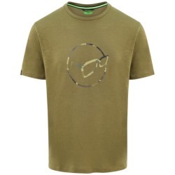 Tricou Korda Le Distressed Logo Tee, Olive, Small
