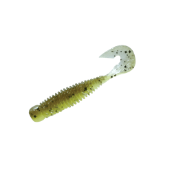 Grub Jackall Wobbring, Green Pumpkin-Light Chartreuse, 5cm, 7buc/plic