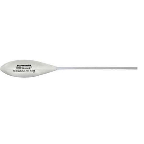 Plută Cormoran Sbirolino Floating, 15g, Albă Plută Cormoran Sbirolino Floating, 15g, Albă