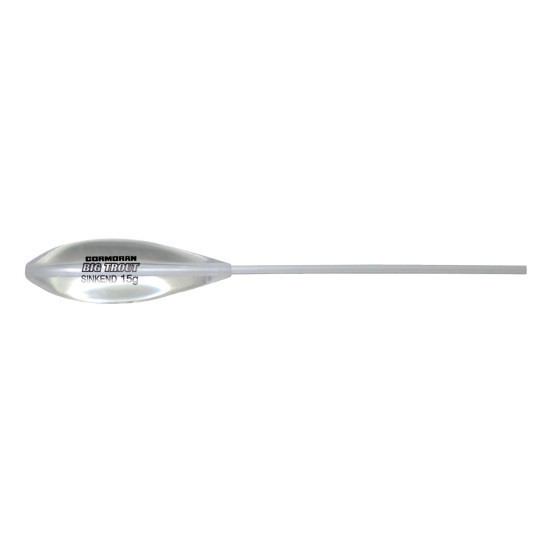 Plută Cormoran Sbirolino Slow Sinking, 12g, Transparentă