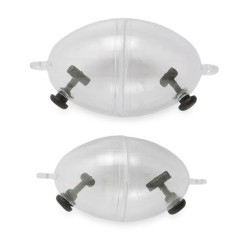 Buldo oval transparent Lineaeffe 34x68mm, Medium, 30g, 2buc