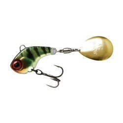 Spinnertail Jackall Deracoup Spinner, HL Gold Gill, 10.6g