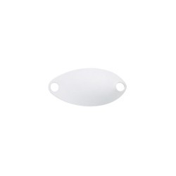 Linguriță oscilantă Jackall Charm, White, 1.9cm/0.8g