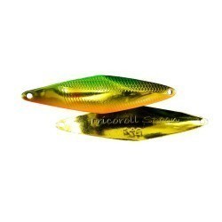 Linguriță oscilantă Jackall Tricoroll, Green Gold Ayu, 6.4cm/10g