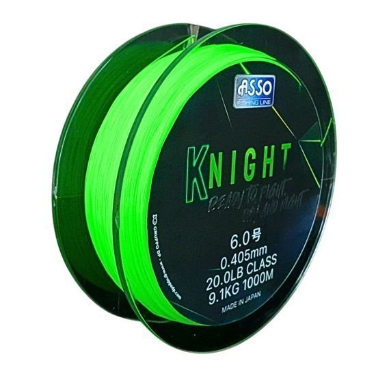 Asso Knight 1200m 0.330mm 6.8kg Fluorescent Chartreuse