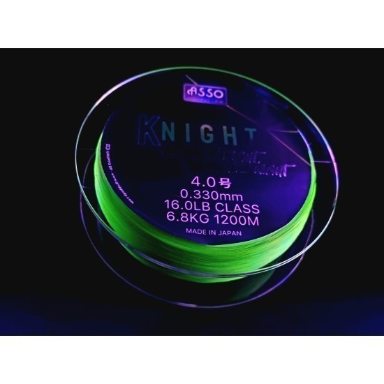 Asso Knight 1000m 0.405mm 9.1kg Fluorescent Chartreuse