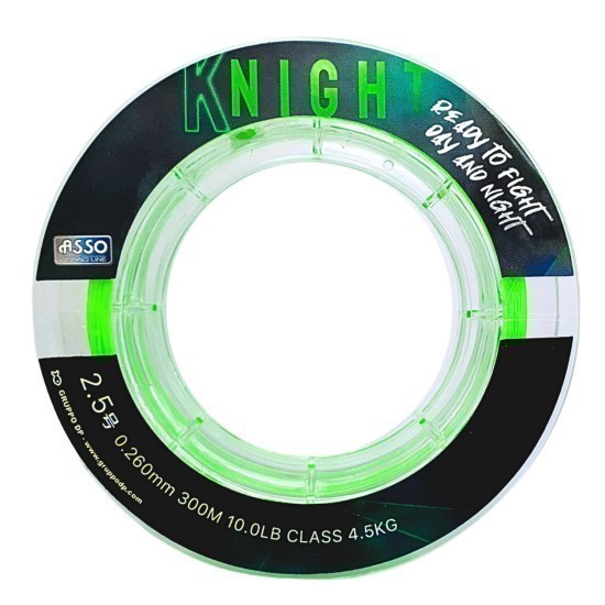 Asso Knight 300m 0.205mm 2.7kg Fluorescent Chartreuse