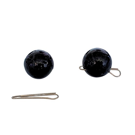 Plumbi Cheburashka Konger Negru 24gr cu Agrafa Detasabila 5buc Plumbi Cheburashka Konger Negru 24gr cu Agrafa Detasabila 5buc
