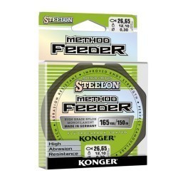 Fir Konger Steelon Method Feeder Fluorocarbon Coated 0.28mm 10.5kg 150m Verde