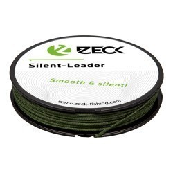 Fir textil înaintaș Zeck Silent Leader, Dark Green, 1.4mm/136kg/20m