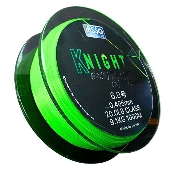 Asso Knight 1200m 0.370mm 8.2kg Fluorescent Chartreuse