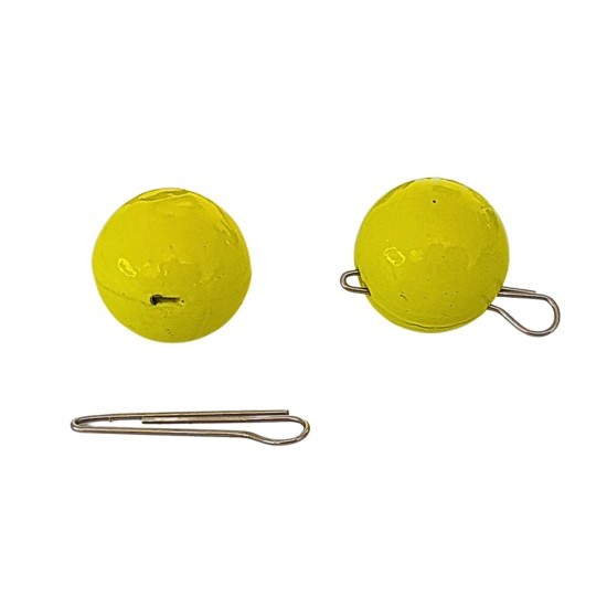 Plumbi Cheburashka Konger Galben 16gr cu Agrafa Detasabila 5buc Plumbi Cheburashka Konger Galben 16gr cu Agrafa Detasabila 5buc