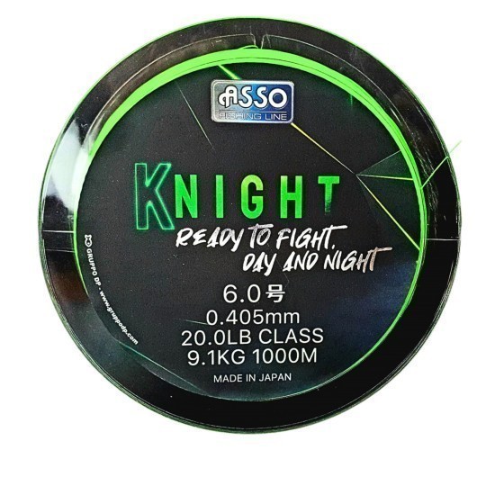 Asso Knight 1200m 0.310mm 6.3kg Fluorescent Chartreuse