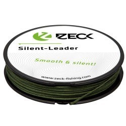 Fir textil înaintaș Zeck Silent Leader, Dark Green, 0.7mm/58kg/20m