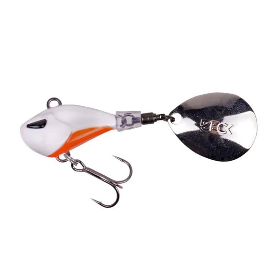 Spinnertail Zeck Rogue Runner, White Orange, 10g