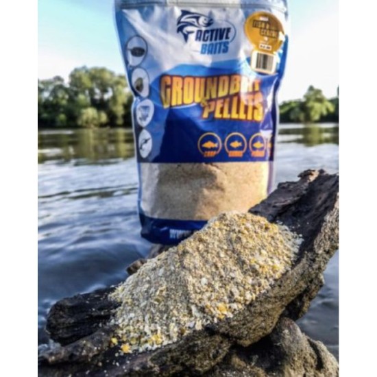 Nadă Groundbait Active Baits, Fish&Cereal, 1kg Nadă Groundbait Active Baits, Fish&Cereal, 1kg