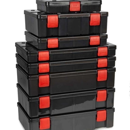 Cutie pentru accesorii Fox Rage Stack & Store Shield Storage Shallow, Small, 12 compartimente, 22x15x4cm