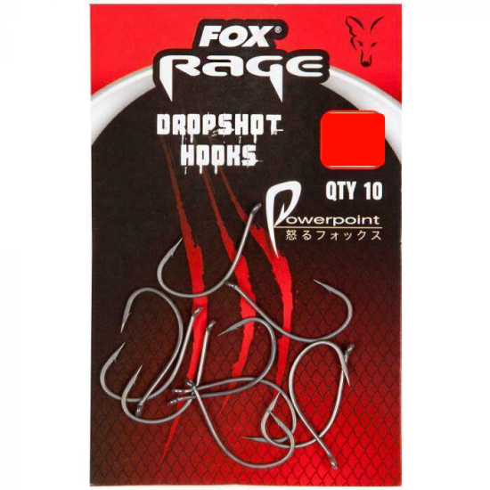 CÂRLIGE DROPSHOT FOX RAGE ARMAPOINT® NR.6 10BUC/PLIC