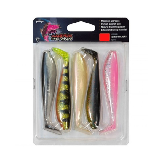 SHAD FOX RAGE ZANDER PRO ULTRA UV MIXED COLOUR 7.5CM 5BUC/PLIC