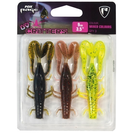 SHAD FOX RAGE CRITTER UV MIXED COLOUR 7CM 3BUC/PLIC