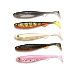 SHAD FOX RAGE SLICK SHAD UV MIXED COLOUR 9CM 5BUC/PLIC