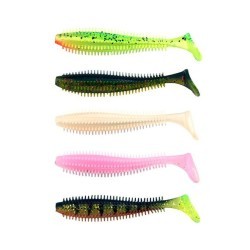 Grub Fox Rage Spikey Shad Ultra UV Mixed Colours 6cm 5buc/plic