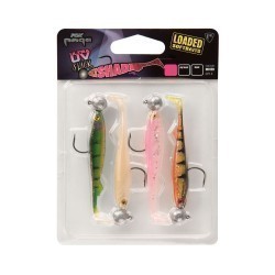 SHAD FOX RAGE SLICK SHAD UV LOADED 9CM 7G NR.2/0 4BUC/PLIC