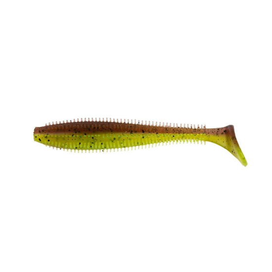 Grub Fox Rage Spikey Shad UV, Green Pumpkin, 6cm