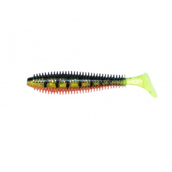 Grub Fox Rage Spikey Shad UV, Perch, 9cm