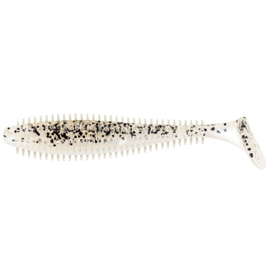 Grub Fox Rage Spikey Shad UV, Salt N' Pepper, 9cm